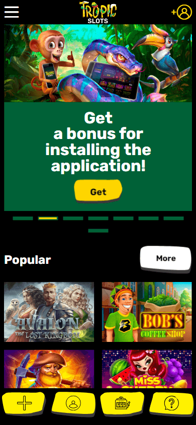Tropic Slots Casino Mobile screenshot